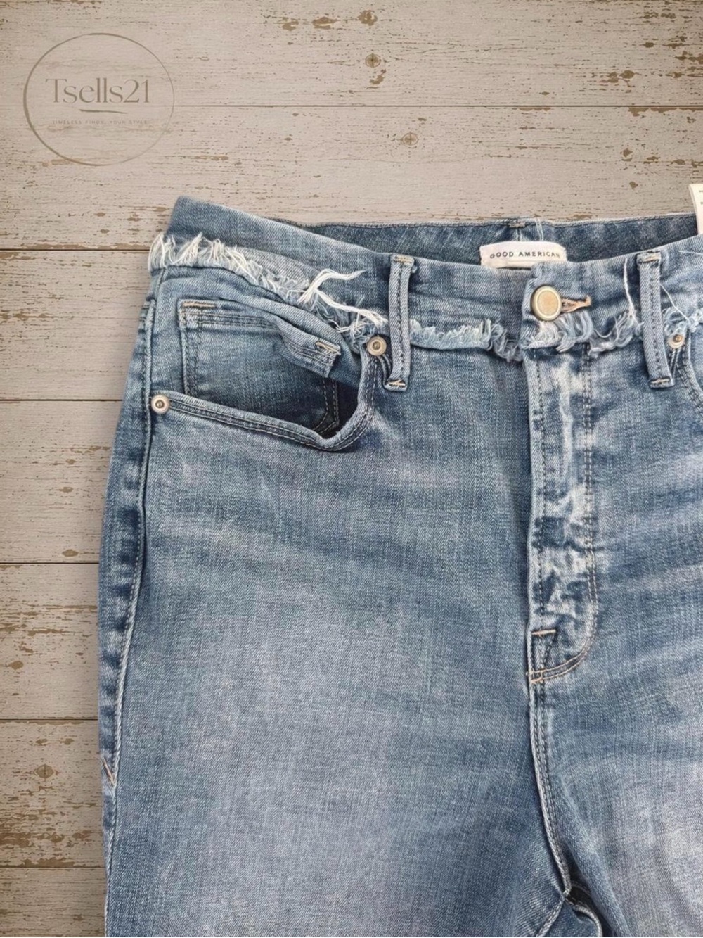 Good American High-Rise Skinny Jeans - Size 10 - Picture 4 of 9